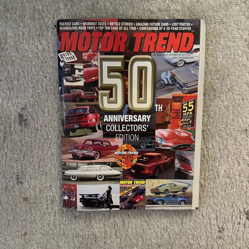 Motor Trend 50th Anniversary Collectors' Edition Book